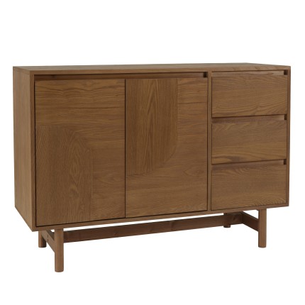 Buffet en bois couleur naturelle avec 3 tiroirs | Meubles Macabane