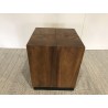 SECONDE MAIN - Table d'appoint carrée SAM bois Suar 38x38cm