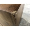 SECONDE MAIN - Table d'appoint carrée SAM bois Suar 38x38cm