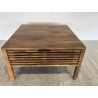 Square mango wood coffee table | Macabane Furniture