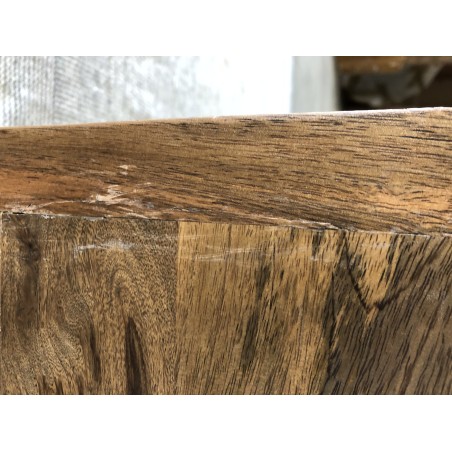 Table basse carrée en manguier | Meubles Macabane