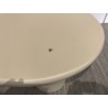 Table basse forme organique couleur beige effet béton | Seconde Main