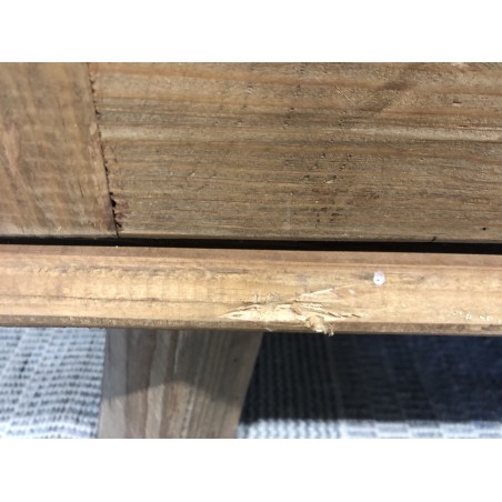Buffet marron 4 portes bois Pin recyclé - Seconde Main