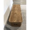 SECONDE MAIN - Coffre rangement marron bois