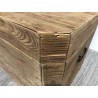 SECONDE MAIN - Coffre rangement marron bois