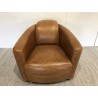 Fauteuil CHICAGO marron vintage - Seconde Main