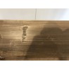 Brown wood chest of drawers with 4 drawers | SECOND-HAND