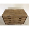 Brown wood chest of drawers with 4 drawers | SECOND-HAND