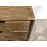Brown wood chest of drawers with 4 drawers | SECOND-HAND
