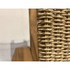 Second Hand - Set of 2 Folding Armchairs - Oiled Acacia & Synthetic Rattan