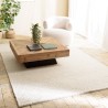 Tapis rectangulaire en laine écru 200x290cm | Seconde Main