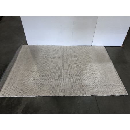 Tapis rectangulaire en laine écru 200x290cm | Seconde Main