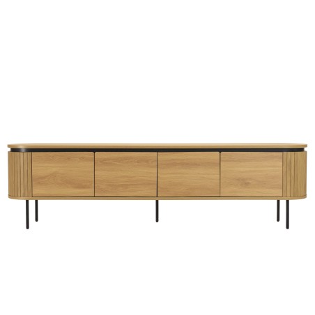 2m rounded TV stand - Macabane Furniture