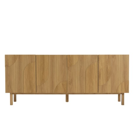 Buffet 4 portes décor motif arrondi - Meubles Macabane