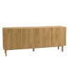 Buffet 4 portes décor motif arrondi - Meubles Macabane