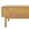 Coffee table with 2 drawers and 2 open compartments - Macabane Furniture
