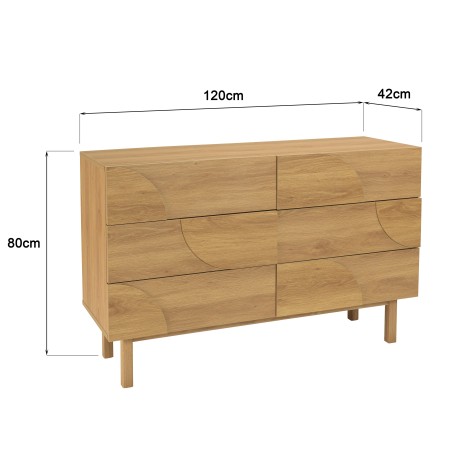 Commode 6 tiroirs - Meubles Macabane