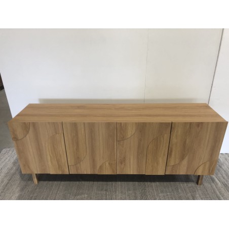 4-door sideboard with rounded decorative motif – Second-hand