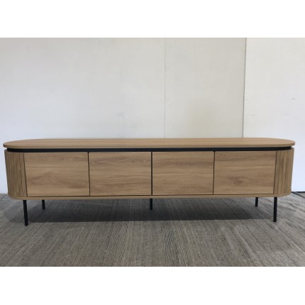 2m rounded TV stand - Macabane Furniture - Second-hand
