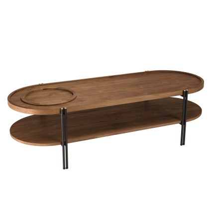 Table basse ovale Sixtine - Seconde Main - Macabane