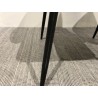 Set of 2 TOM chairs – Brown fabric and black steel | Second-hand