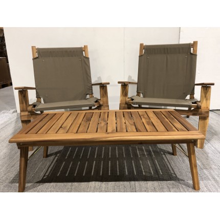 Salon de jardin en bois acacia | Seconde Main
