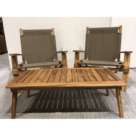 Salon de jardin en bois acacia | Seconde Main