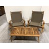 Salon de jardin en bois acacia | Seconde Main