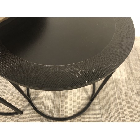 Set de 2 tables d'appoint gigognes rondes - Seconde Main