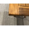 Table de jardin 2 personnes en bois teck huilé - Seconde Main