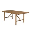 Tavolo da giardino in legno di teak riciclato | Mobili Macabane