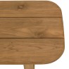 Gartenbank 180x40cm aus recyceltem Teakholz | Macabane Möbel