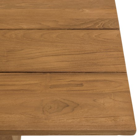 Tavolo da pranzo da giardino 250x100cm in legno di teak riciclato