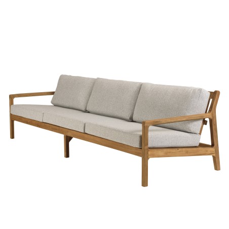 5-seater garden sofa made from recycled teak | Macabane Furniture