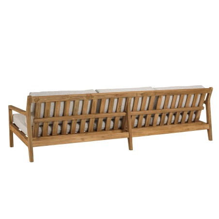 Gartensofa 5-Sitzer aus recyceltem Teakholz | Macabane Möbel