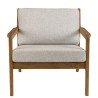 Garden armchair made from recycled teak in a natural finish