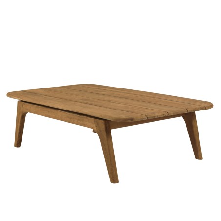 Tavolino da giardino 130x70cm in legno di teak riciclato | Macabane