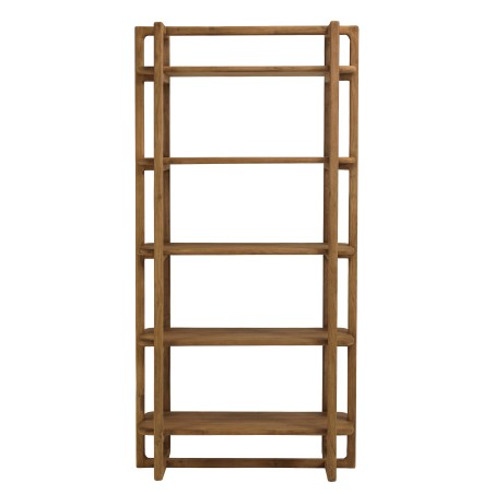100x200cm bookcase made from recycled teak | Macabane Furniture