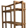 Boekenkast 100x200cm van gerecycled teakhout | Macabane Meubelen
