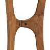 Porte-manteau en bois de teck recyclé | Macabane 