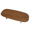 Mesa de centro 140x60cm de madera de teca reciclada | Macabane