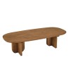 Mesa de centro 140x60cm de madera de teca reciclada | Macabane