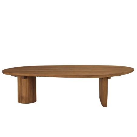 Mesa de centro 140x75cm de madera de teca reciclada | Macabane