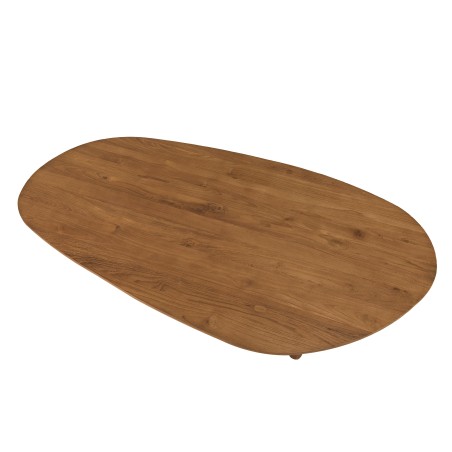 SIXTINE - 140x75cm coffee table made from recycled teak