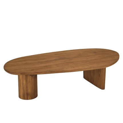 SIXTINE - 140x75cm coffee table made from recycled teak