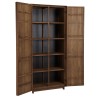 SIXTINE - 2-door wardrobe, 90x200cm, made from recycled teak 