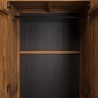 Armoire 2 portes 80x195cm en bois de teck recyclé | Macabane