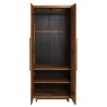 Armoire 2 portes 80x195cm en bois de teck recyclé | Macabane