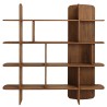 Bibliothèque 160x160cm en bois de teck recyclé | Macabane