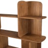 SIXTINE - Bookcase, 160 x 160 cm, made from recycled teak 